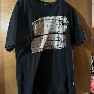 Gongshow Mens T Shirt Black and Cream